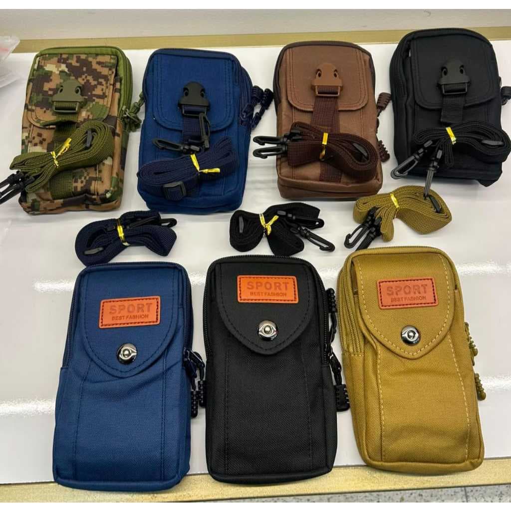 Bolsa de Cinto Masculina Porta Celular e Documentos – Compacta, Resistente e Prática