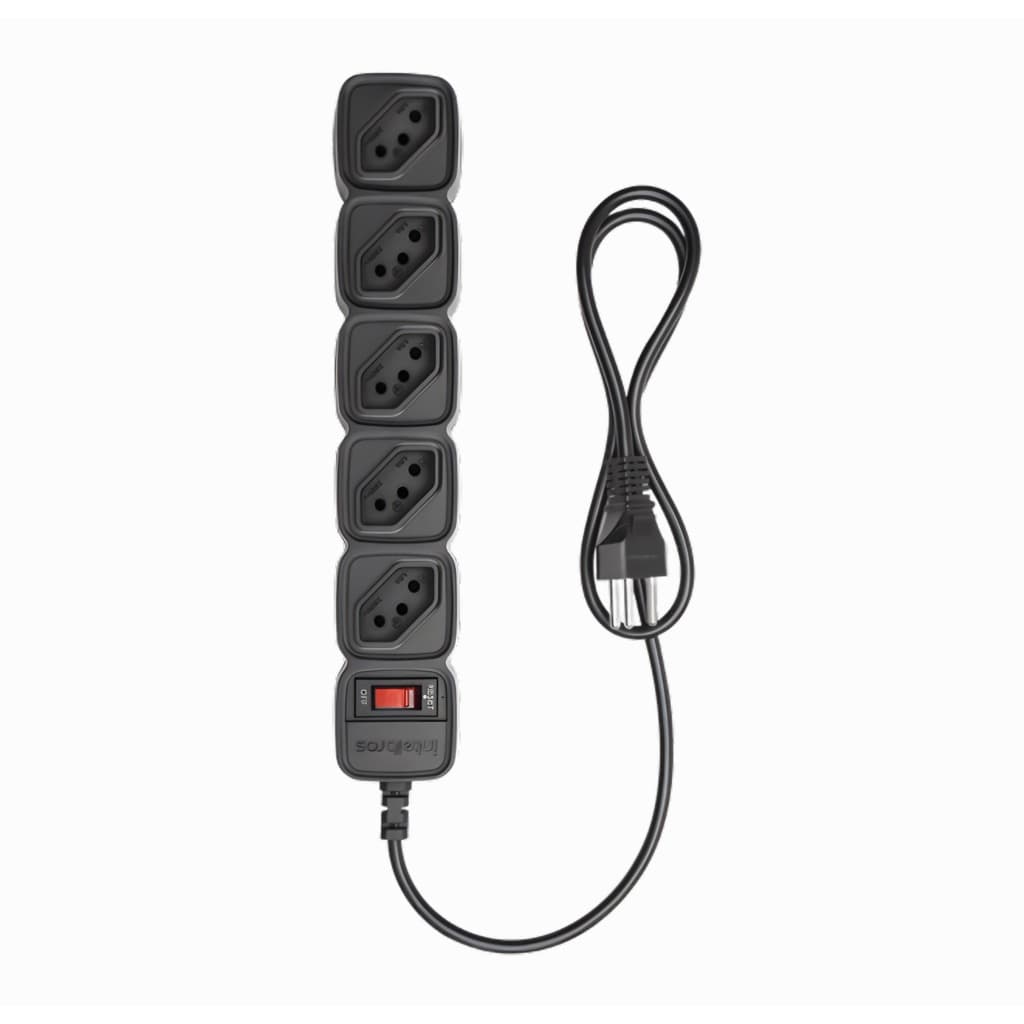 Protetor Eletrônico Intelbras EPE 205 – 5 Tomadas Bivolt com Dupla Proteção Contra Surtos
