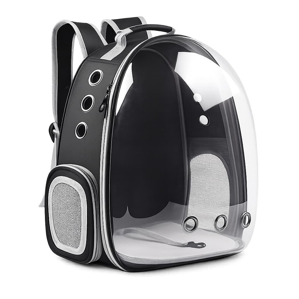 Mochila Pet Acrílico Para Cachorro Gato Cão Visão Panorâmica