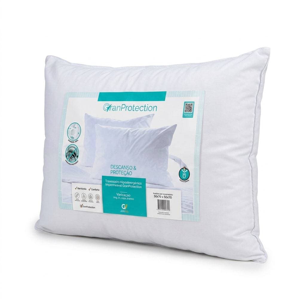 Travesseiro GranProtection Antialérgico Conforto Super Macio Qualidade Premium