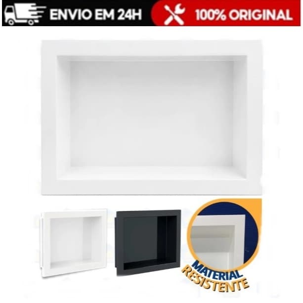 Nicho para Banheiro 30x60cm Nicho de Parede Saboneteira para Banheiro de Parede Nicho Banheiro Top