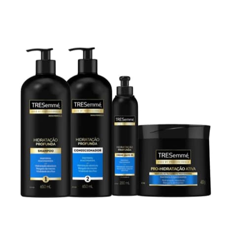 Kit completo TRESemmé Pro-Hidratação Ativa