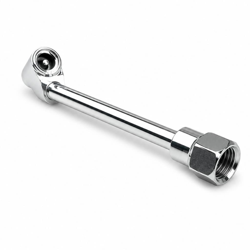 Bico Para Encher Pneus 825 1/4 BSP Bocal Duplo Retenção 170MM Novo