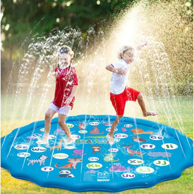 Piscina Com Chafariz Brinquedo Inflável com Pulverizador Sprinkler MO-SCC01