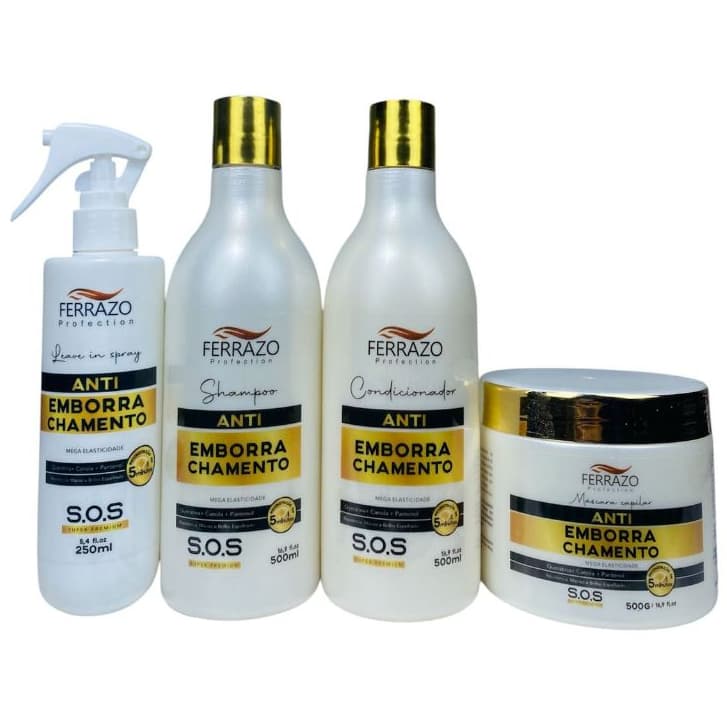 Kit Antiemborrachamento Completo 4 Passos Ferrazo Profection