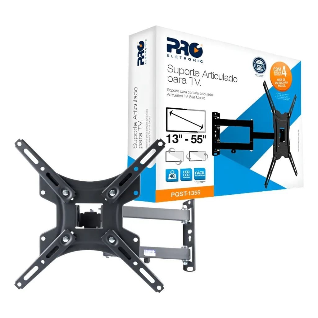 Suporte Para Tv Articulado ate 55Pol 40kg