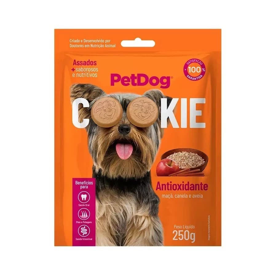 PETISCO PARA CÃES PETDOG COOKIE 250 G
