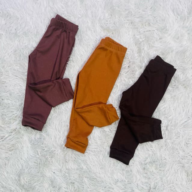 kit com 3 calca jogger infantil na malha RIBANA canelada premim com punho cores vibrantes