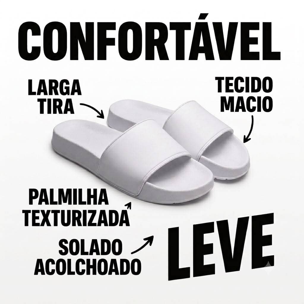 Chinelo Slide masculino e feminino premium lançamento leve confortavel macio envio full