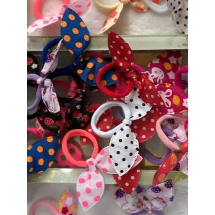 Kit 10 Xuxinhas Laço Infantil Elástico De Cabelo Coloridas Multicolorido Xuxinha