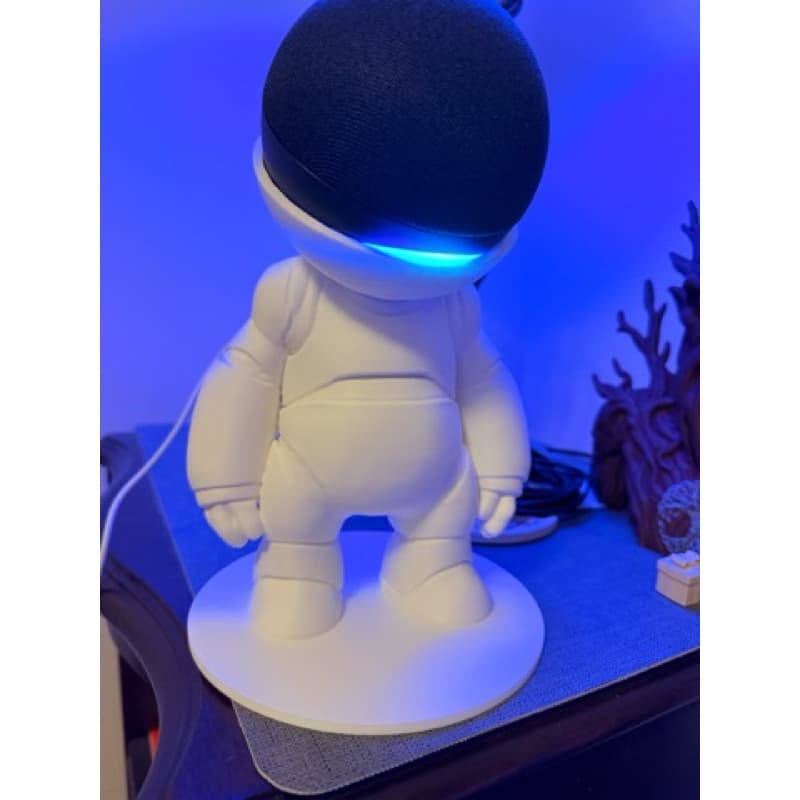 Suporte Astronauta para Alexa Echo Dot 5ª e 4ª Geração | Base Decorativa