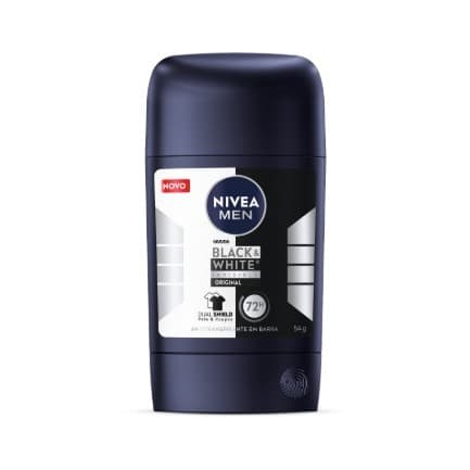 NIVEA MEN Desodorante Stick Antitranspirante Black & White Original 54g
