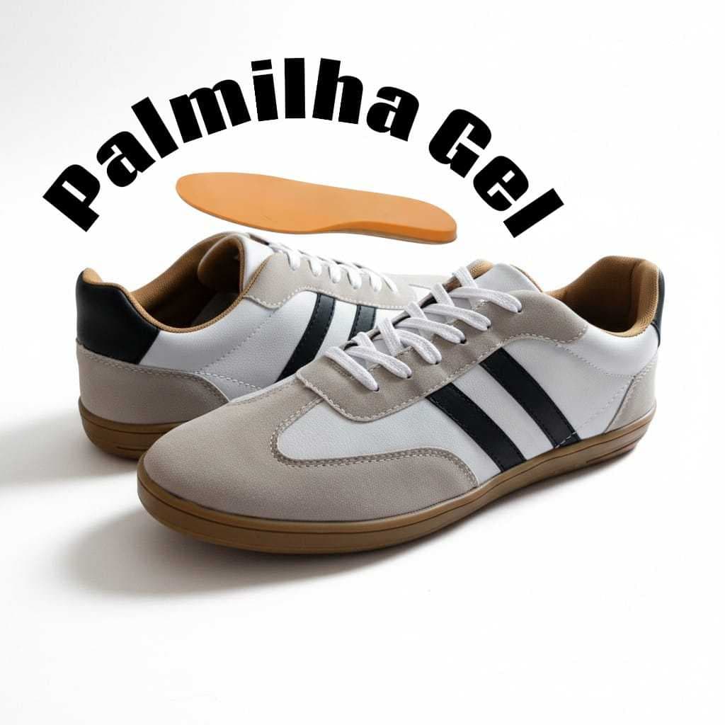 Tênis Sapato Casual Masculino Polo Green Samba Sapatênis Confortável Solado Costurado