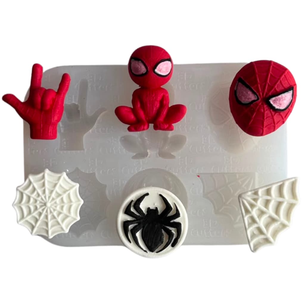 Molde para Apliques de Artesanato - Herói Aranha