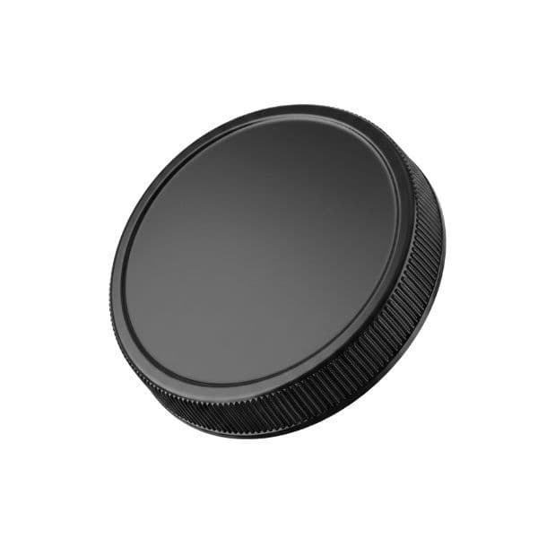 Tampa Plástica Preta 110mm Com Lacre De Segurança P/ Pote