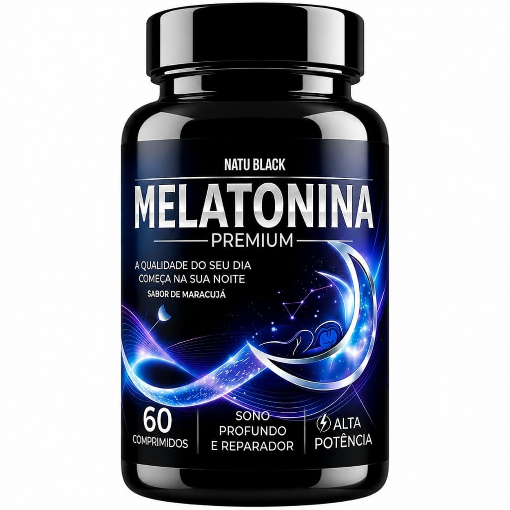 Melatonina  Original com Triptofano + B12 B6  60 comprimidos - ENVIO IMEDIATO