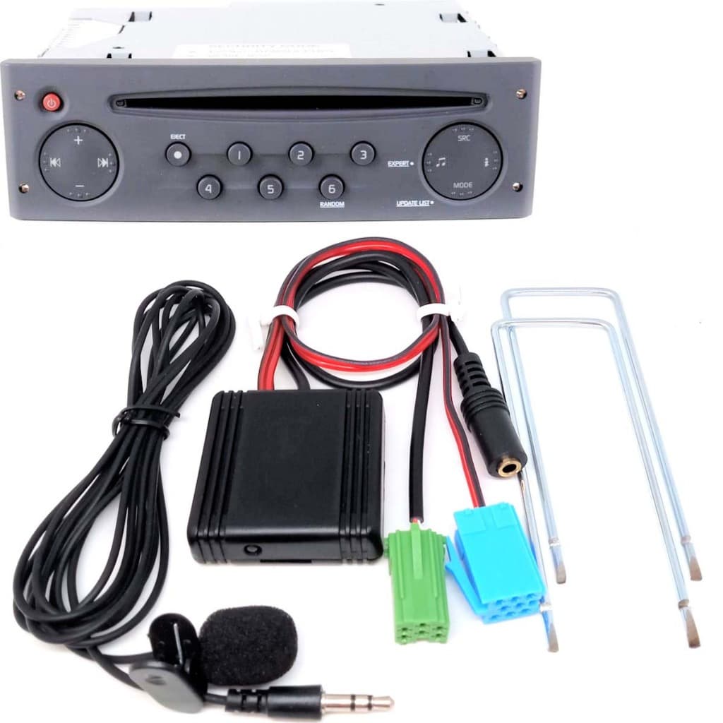 Adaptador Bluetooth para Som Original Renault Clio 2008 em diante som musica e chamadas