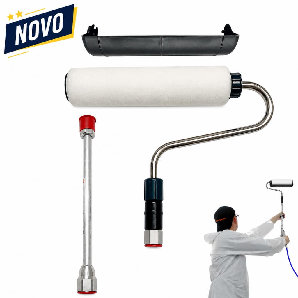 KIT JET ROLLER AIRLESS C/ EXTENSOR 30CM ROLO 23CM NÃO ACOMPANHA PISTOLA AIRLESS