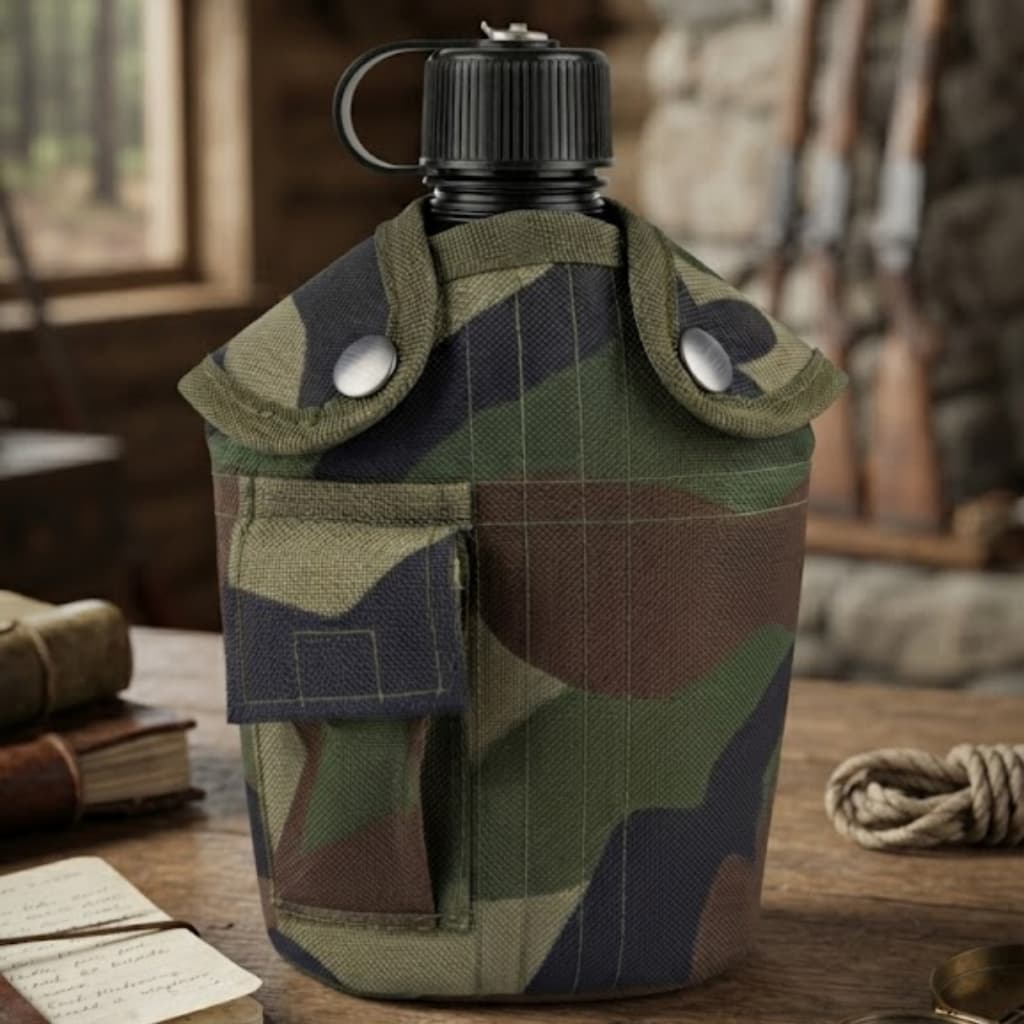 Cantil Térmico 900mL + Porta Cantil (capa com proteção antiqueda)