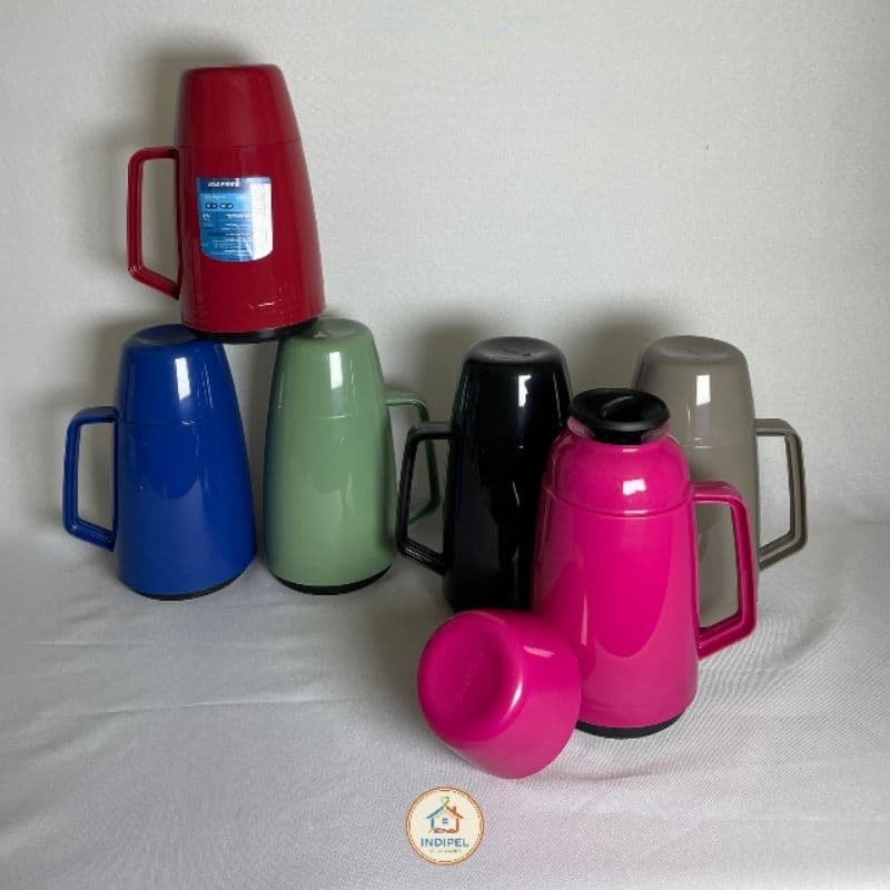 Garrafa Térmica 500ml Soprano Lótus com Ampola de Vidro
