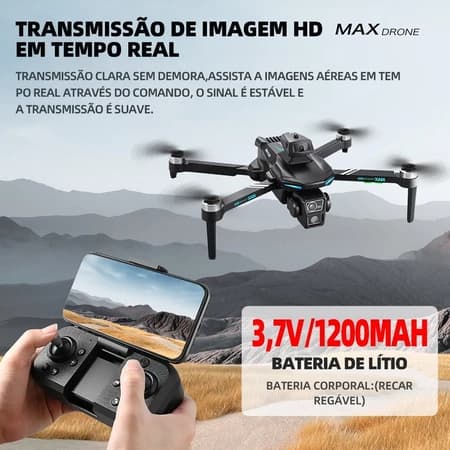 XT606 Drone 8K Dual Camera Brushless Motor RC Quadcopter Profissional Helicóptero Dobrável C