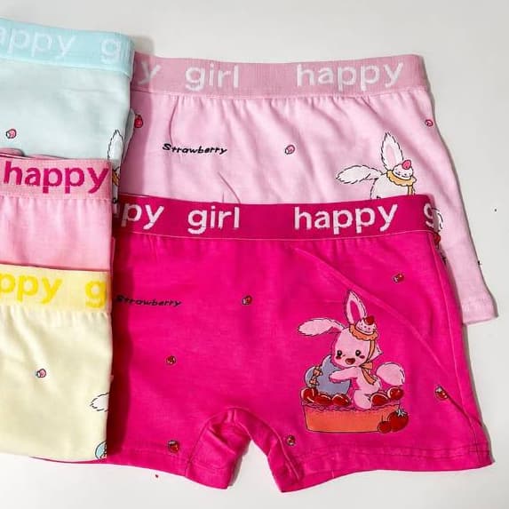 Kit 8 Calcinha  Box Infantil 100% Algodão Antialérgica Confortável