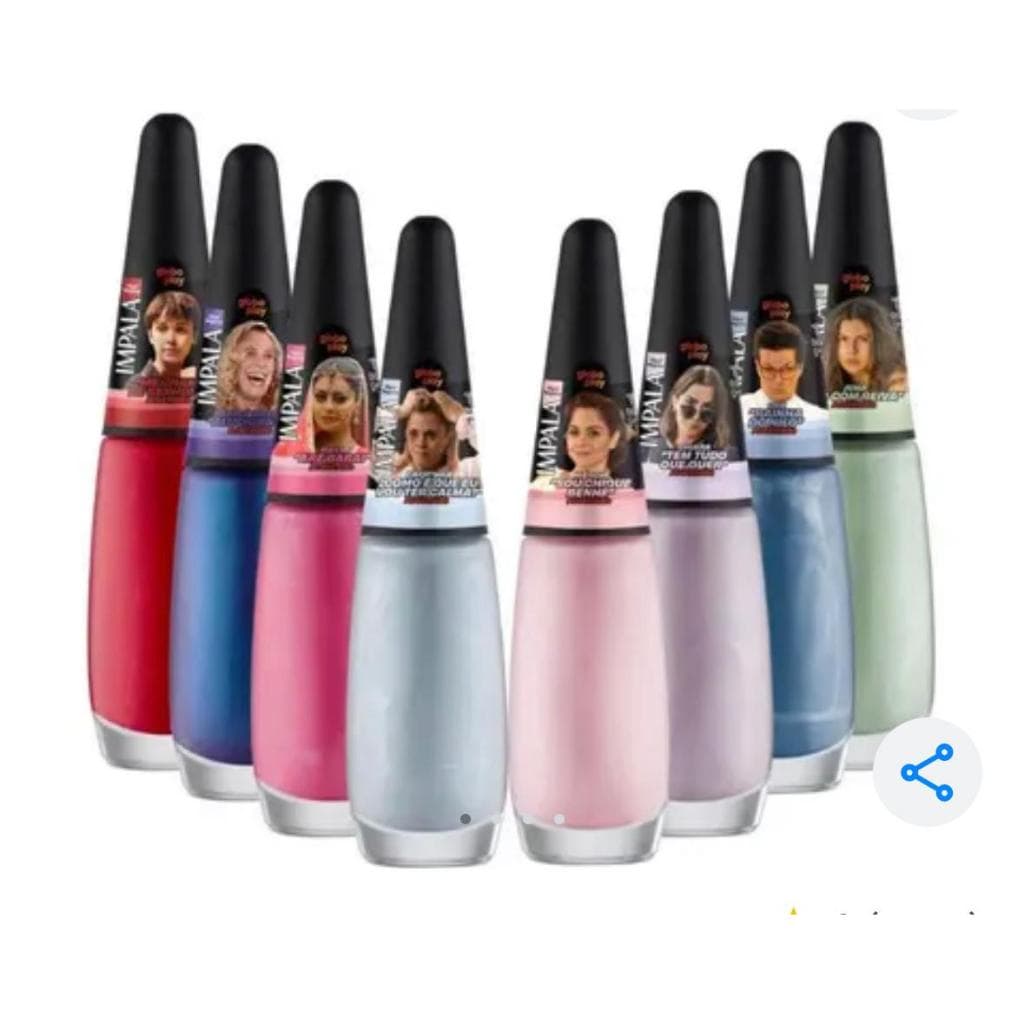 KIT COM 4 ESMALTE IMPALA GLOBO PLAY