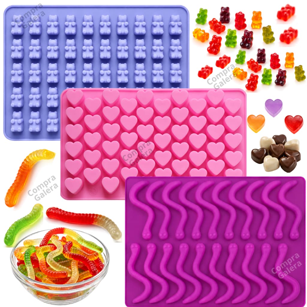 Formas de Silicone com Cavidades para Gummy Chocolate Conchas do Mar Gelo Gelatina e Doces