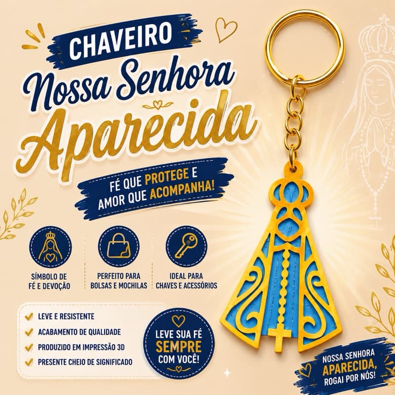 Chaveiro Nossa Senhora Aparecida
