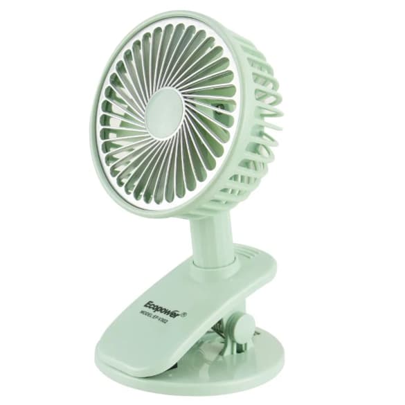 Mini Ventilador Portátil Ecopower EP-V302 Recarregável 500mAh   Verde