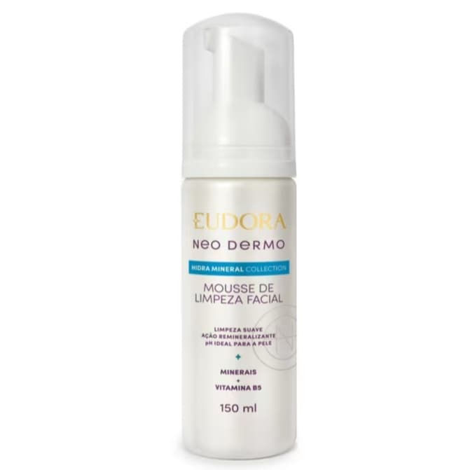 Mousse de Limpeza Facial Neo Dermo Hidra Mineral Collection 150ml