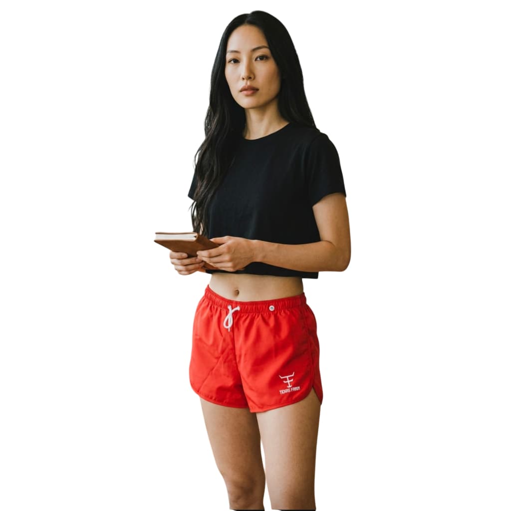 Short Forrado Feminino Tactel Farm Texas Academia Caminhada Corrida