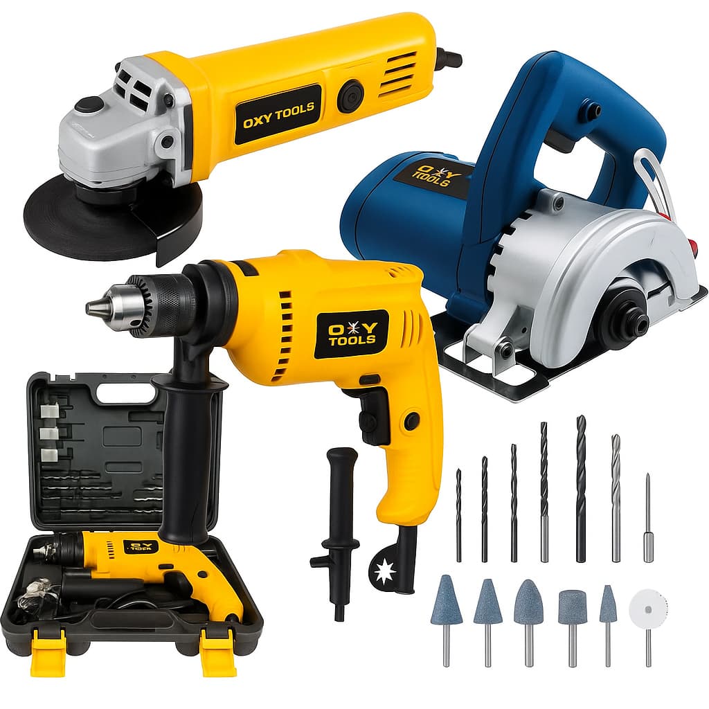Kit Serra Mármore Lixadeira Esmerilhadeira E Furadeira 220v