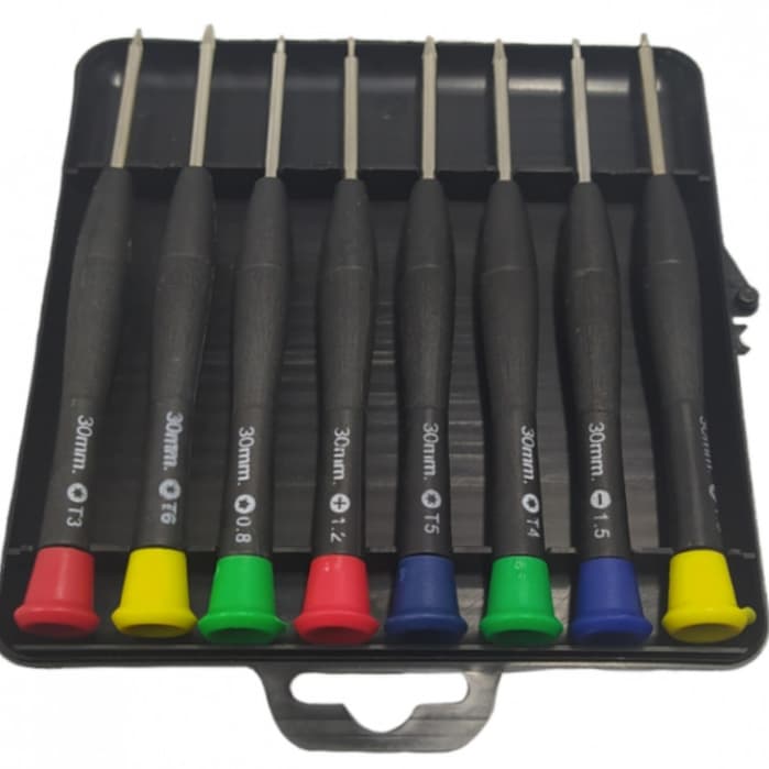Jogo de Chaves Precisão 8 Peças Torx Pentalobe Kit Ferramentas Para Celular Eletrônicos