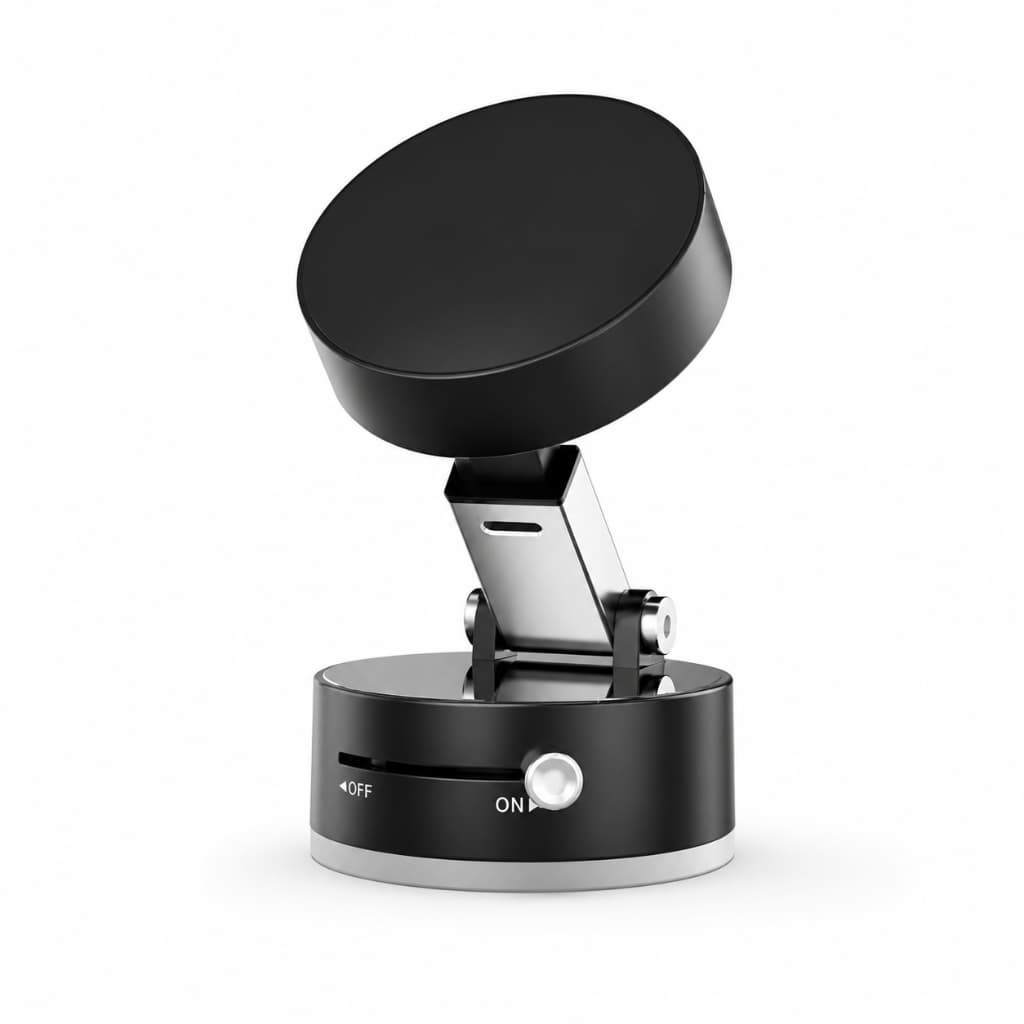 Suporte Magnético para Celular com Base de Sucção e Braço Dobrável