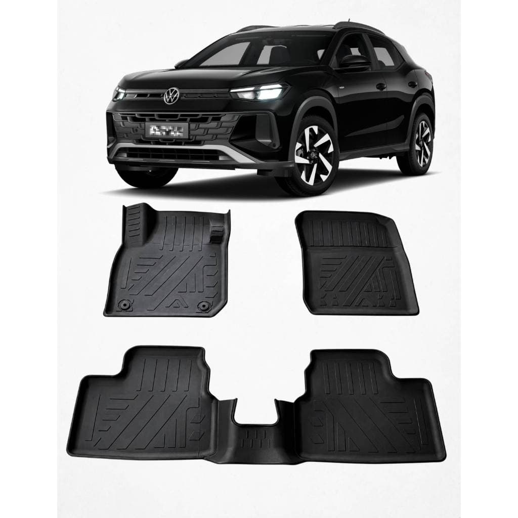 Tapete Bandeja Volkswagen Tera 2025 Monobloco 3D Modelo Com Borda Impermeável Encaixe Original Novo Completo