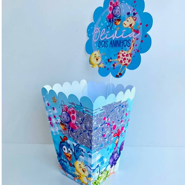 10 Centro de Mesa Personalizado Galinha Pintadinha  | Qualquer Tema | Festa Infantil, Chá de Bebê e Casamento