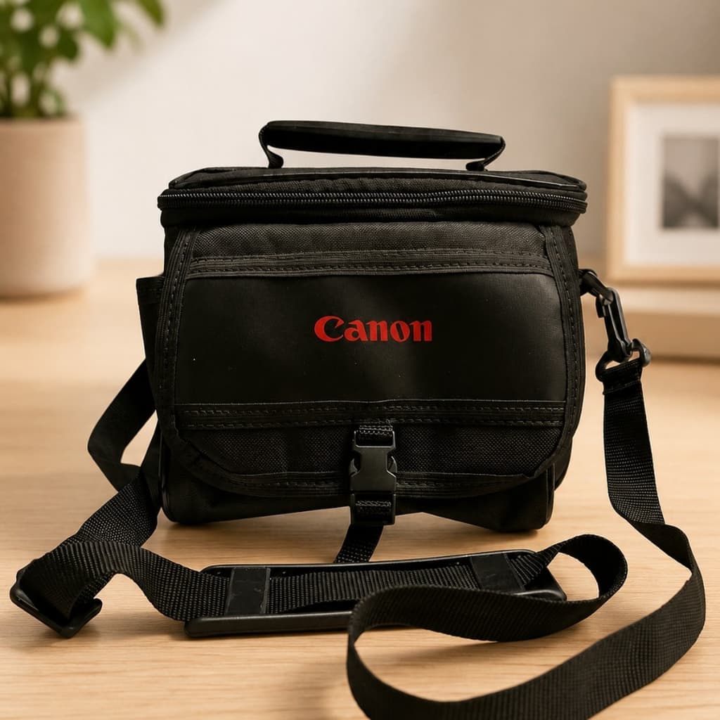 Bolsa Case Bag Para Câmera Fotográfica Canon T3 T4 T5 T3i T4i T5i T6i T7i T6s T100 Sl2 Sl3 Camera DSLR  (Pronta Entrega)