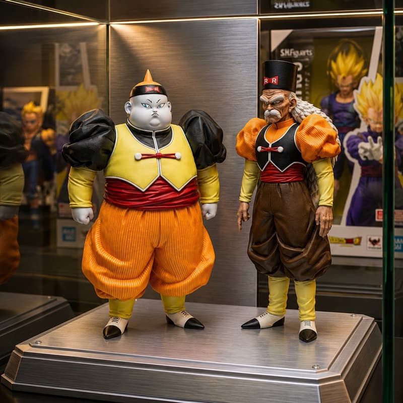 Action Figure Androide Número 19 Doutor Gero Peça em PVC Dragon Ball Z
