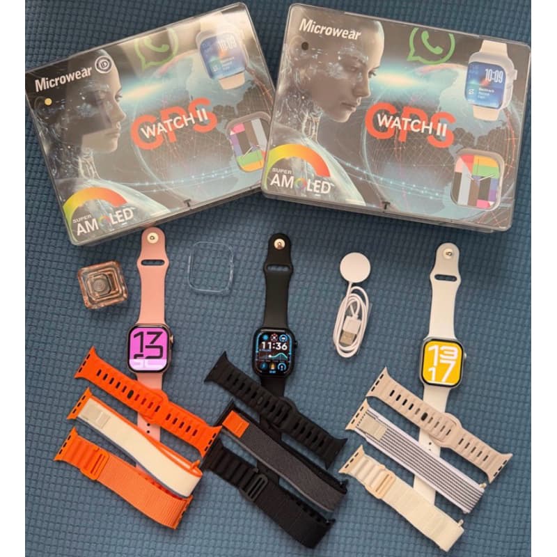 Smartwatch W11G com GPS Integrado 46mm IP68 Tela HD Chamadas Bluetooth Android e iPhone