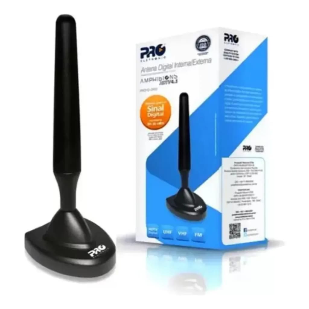 Antena Digital Interna Uhf Hdtv Pro Eletronic Pro Hd 2400