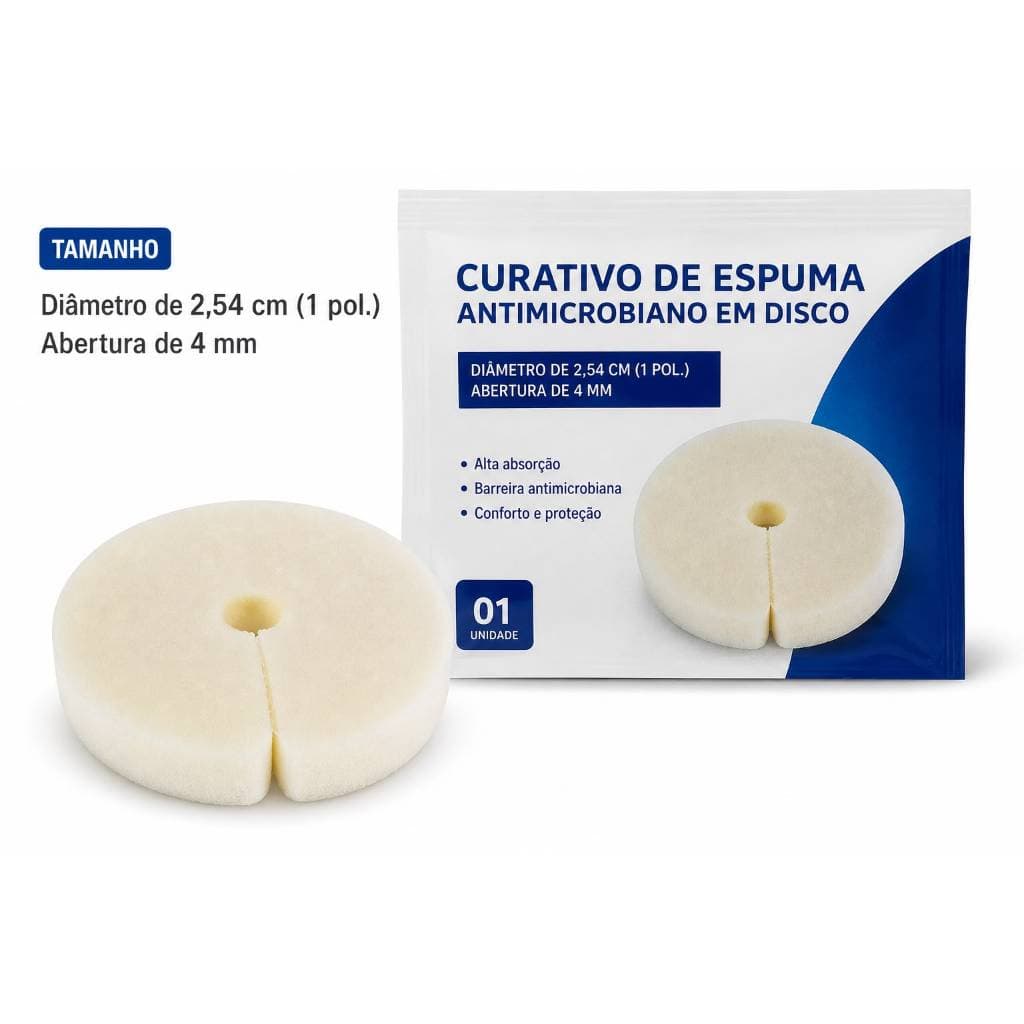 Curativo Espuma Com Phmb 2,54cm X 4mm - Covidien - 01 unidade
