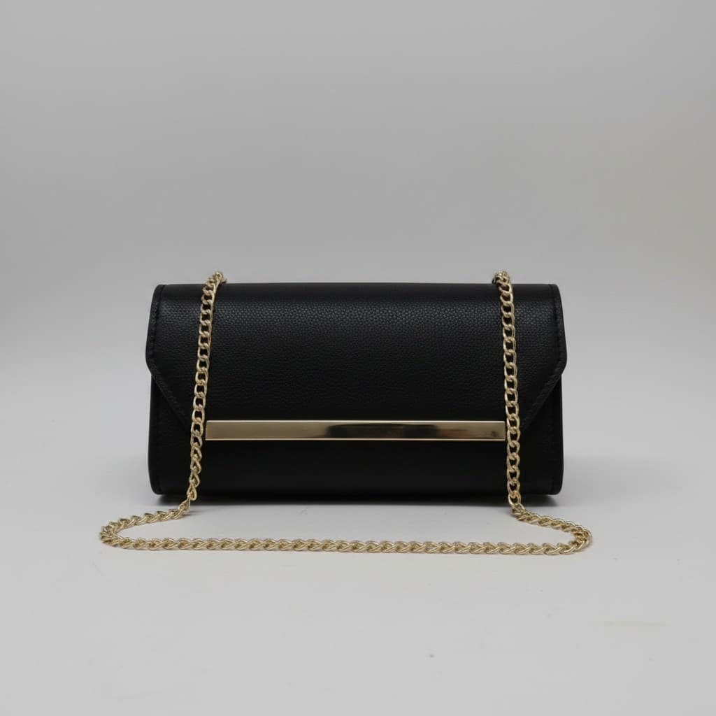 Bolsa Ombro Dourado Casual Trabalho Festa Social Estilo Blogueira Tendência Trendn Premium Plus