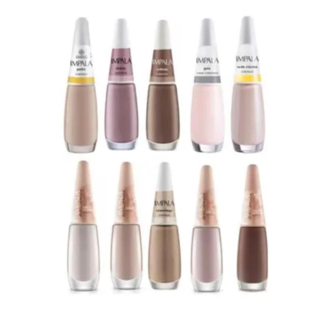 KIT 5 ESMALTE IMPALA CORES NUDE.R23,87