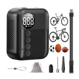 Mini Bomba Elétrica Para Bicicleta Moto Display Smart Ultraleve 150psi Mtb Speed Gravel ciclismo