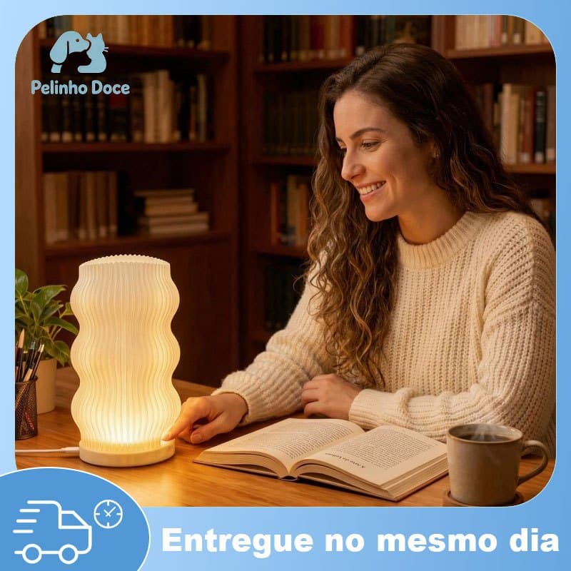 Luz Noturna Luminária Abajur de Cabeceira Retrô Modernopara Quarto Sala Escritório Decorativa