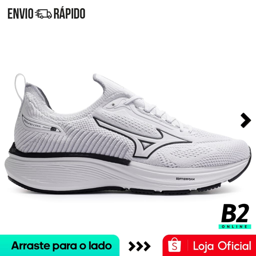 Tênis Mizuno Cool Ride 3 Masculino Original Com Nota Fiscal e Garantia