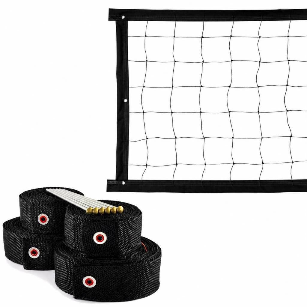 Kit Rede De Vôlei 7 Metros + Marcação Preta - Evo Sports