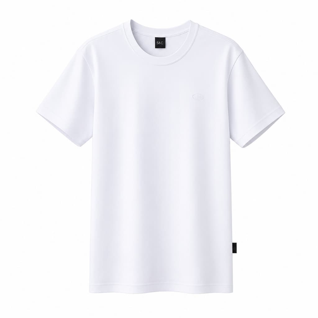 Camiseta branca lisa camiseta basica algodão camiseta masculina basica gola redonda streetwear moda