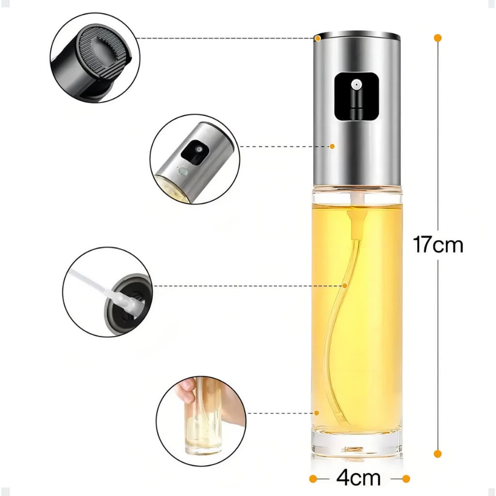 Borrifador Pulverizador  Gourmet Spray – Azeite, Limão, Água, Vinagre ou Shoyu